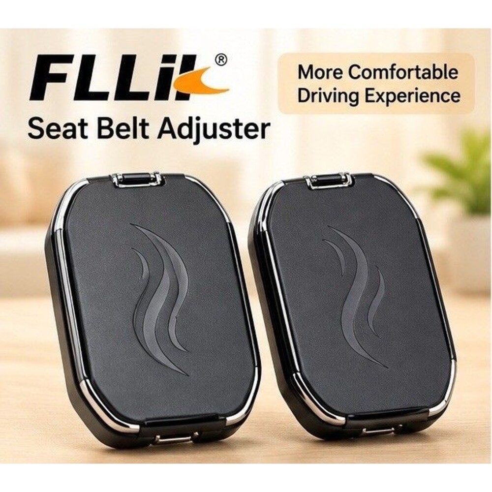 Fllik Seat Belt Adjuster(2Pack) Stop Neck & Shoulder Irritation,Universal Clip